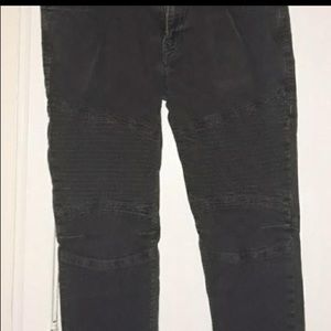 Black True Religion Moto Jeans size 36